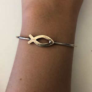 James Avery Ichthus Hook-On Bracelet